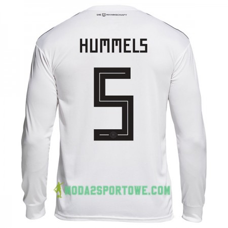 Koszulka Niemcy Hummels 5 Mistrzostwa Świata 2018 Domowe Stroje Piłkarskie Długi Rękaw